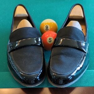 Salvatore Ferragamo Black Patent Leather Loafers 9.5EE. Make an offer.